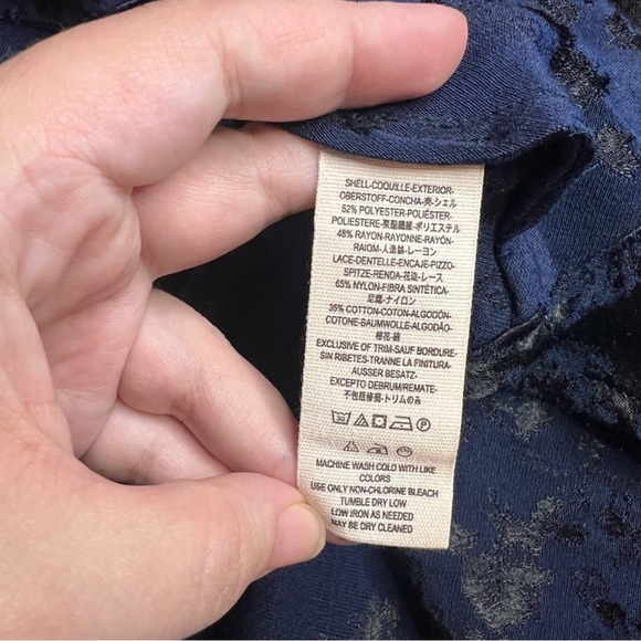 Free People - Lace Long Sleeve Top - Size XS - Picture 9 of 10